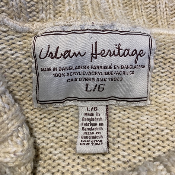 ๐ Urban Heritage cowl neck Knit sweater - Picture 6 of 7